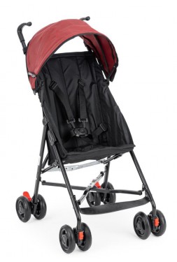 Moony Baby MB108 Stork KIRMIZI Baston Bebek Arabası Puset Sarı