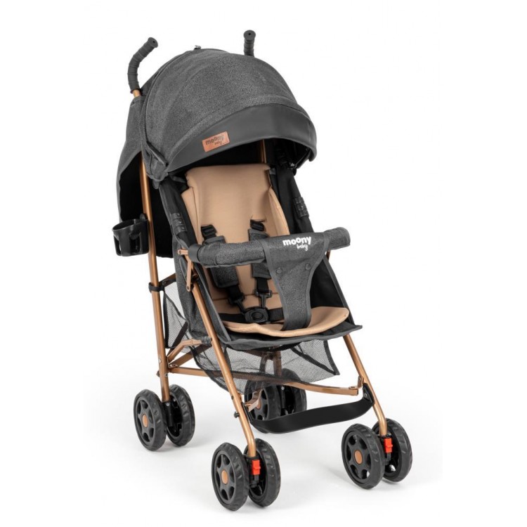 Moony Baby Suit Tam Yatar Hafif Baston Bebek Arabası - Baston Puset Antrasit