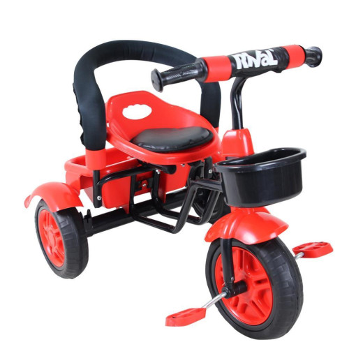 Rival Rv503 Volt 3 Tekerlekli Eva Teker Patlamaz Ses Yapmaz Çocuk Bisikleti Kırmızı
