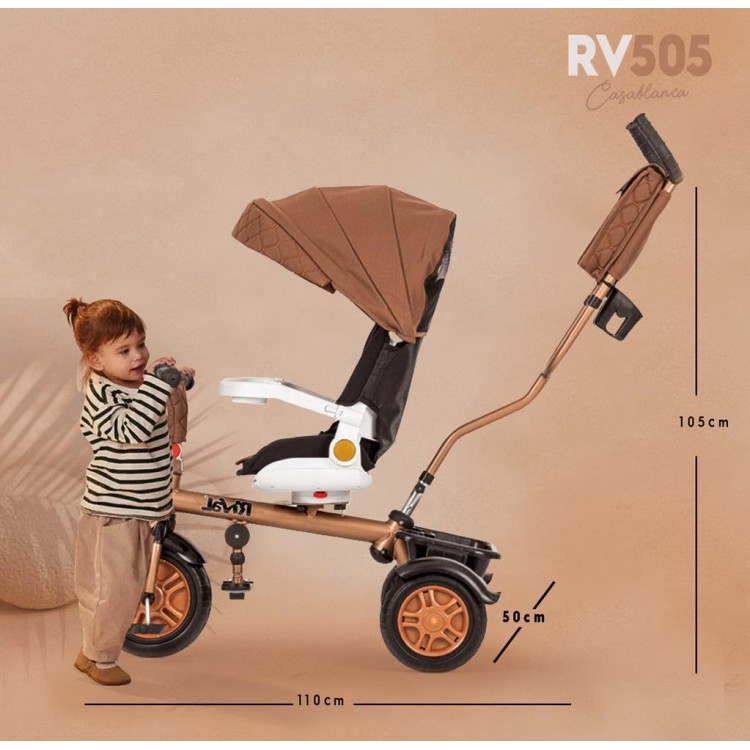 Rival RV505 Casablanca Ebeveyn kontrollü 3 Tekerlekli Bisiklet Antrasit